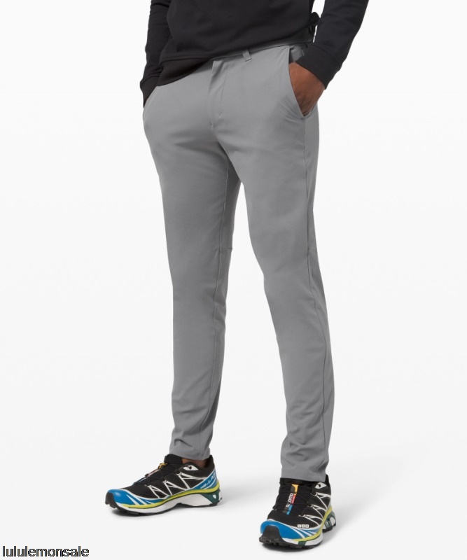 Lululemon Deutschland DELULU1025 | Asphalt Grau Commission Slim Fit Hose 32 Warpstreme